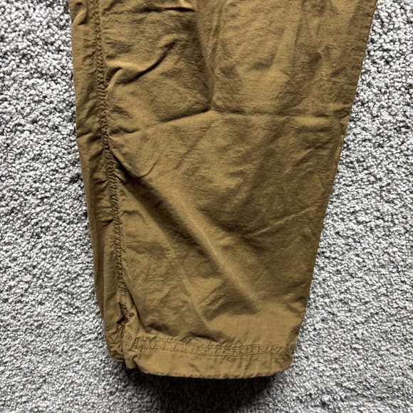 Aeropostale Utility Cargo Pants 8459 Mens LARGE Brown Relaxed Fit Drawstring EUC - Picture 2 of 14